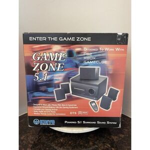 KINYO GZ-501 GameZone 5.1 Surround Sound System New-Open Box‎